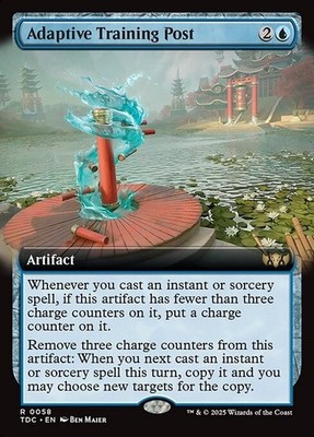 Adaptive Training Post Extended Art TDC 58 Rare MTG