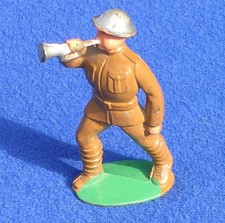 Manoil 12 Soldier Playing Bugle EX 1930s