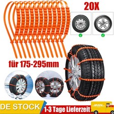 20 Stück Reifen Schnee Ketten Notfall Anti Rutsch Universal Auto Schneeketten
