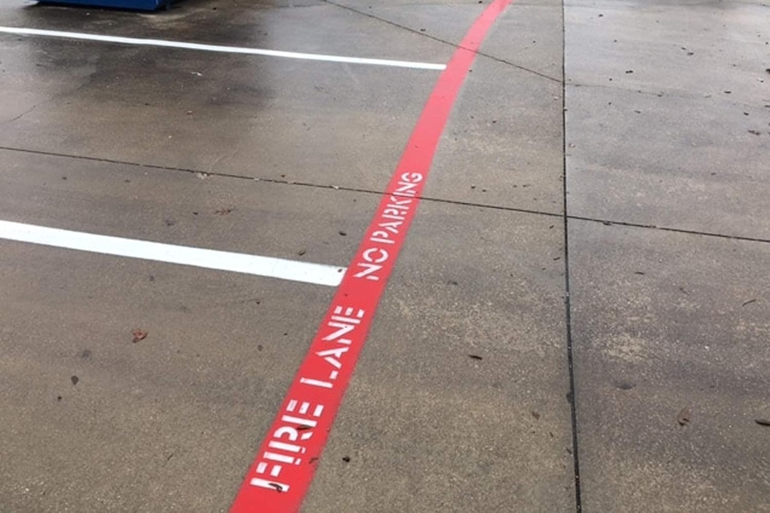 Curb N Sign Fire Lane Stencil - 4 Inch  No Parking Stencil for Customizing Cu...