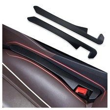 Black Car Seat Gap Filler Organizer for Holding Phone and Storage