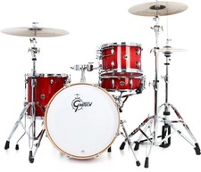 Gretsch Drums Catalina Club 4-piece Shell Pack - Gloss Crimson Burst