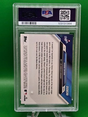2024 Topps Now RTOD Shohei Ohtani 3HR GOLD BONUS Card ODB-38 PSA