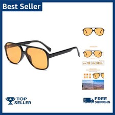 Freckles Mark Vintage Retro 70S Sunglasses for Women Men Classic Large Square Av