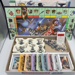 Star Wars The Clone Wars Monopoly Board Game 2008 Complete Parker Brothers