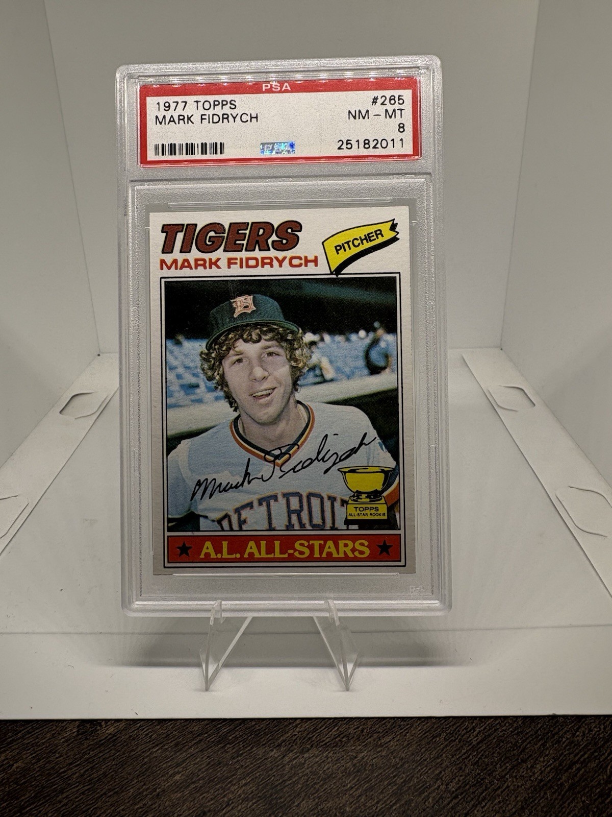 1977 Topps Mark "The Bird" Fidrych Rookie (RC) PSA 8 Detroit Tigers 🔥🔥