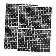 240PCS Car Switch Panel Sticker, Auto Switch Label Decal Kit for 2 Pack