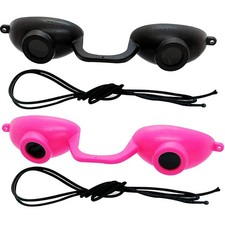 Super Sunnies Flex UV Eye Protection, FDA Compliant Tanning Bed Goggles, Red ...