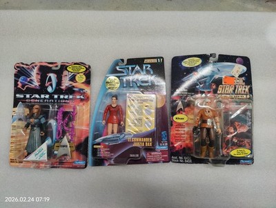 NiB 1997 Star Trek DS9 Jadzia Dax Playmates Warp Factor Series 1, Khan, B'etor
