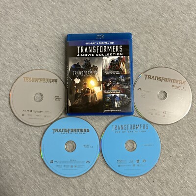 Transformers: 4-Movie Collection (Blu Ray, 2014) Shia LaBeouf