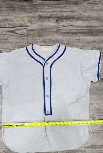 2 Vtg Rawlings Wool "The Mark Of A Pro" Baseball Jerseys Size XL #4 And #7 READ - Picture 7 of 20
