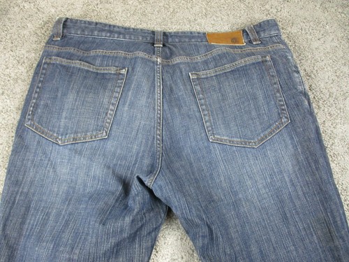 Sportscraft Jeans 36 Straight Leg W38 L26 Mid Rise "The Drew" Blue Denim - Bild 11 von 12