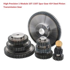 1 Module 10T-150T Spur Gears With Step 45# Steel Motor Pinion Transmission Gear