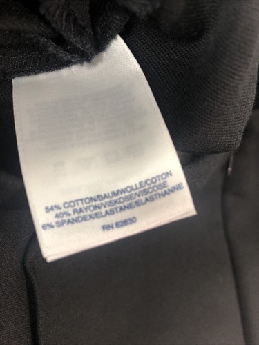Lands End 2 Petite Mid Rise Slim Leg Black Stretch Skinny Pants Front Seams Nice - Picture 7 of 8