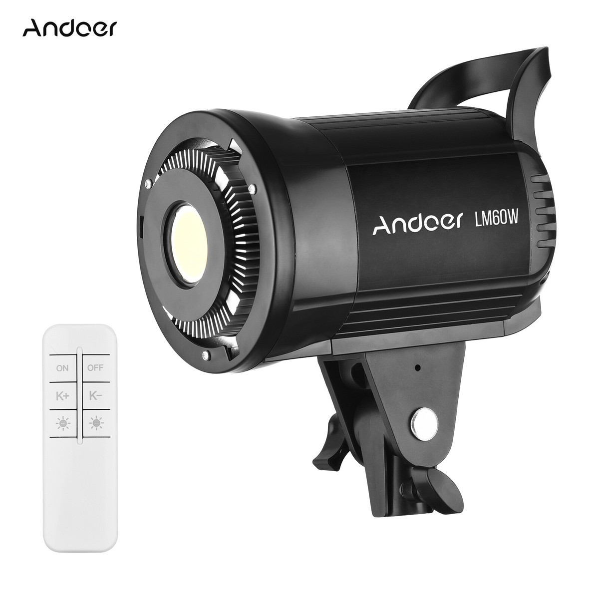 Neewer 60W LED Video Light With Remote, 5600K Daylight, CRI 95+, Bowens Mount For Photography & Videography