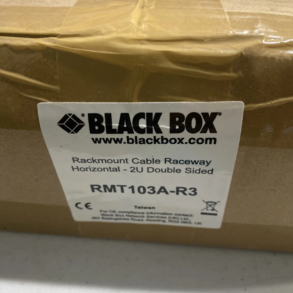 RMT103A-R3 Rackmount Cable Raceway 2U Double Sided Black Box - Image 4 of 4