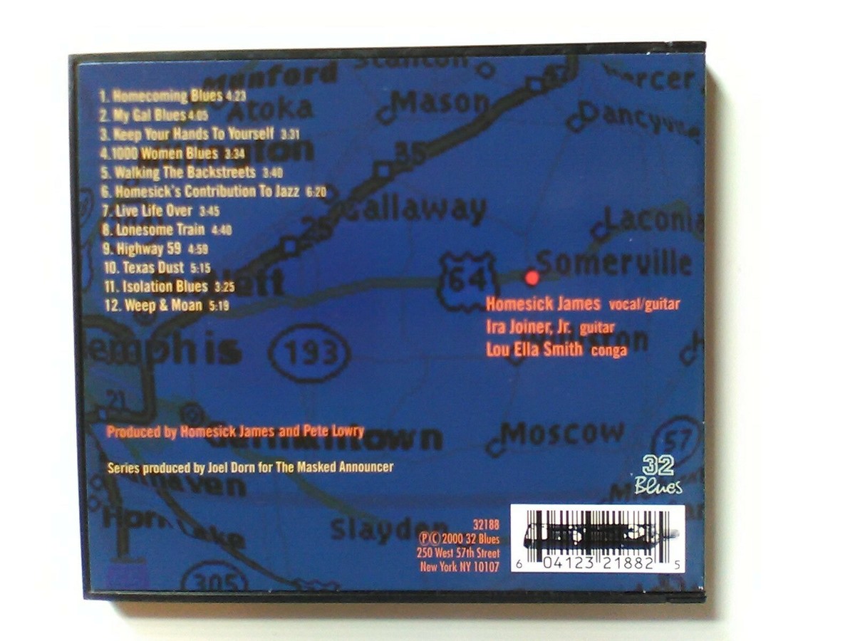 【中古】 Goin’ Back Home HomesickJames HOMESICK JAMES - GOIN' BACK HOME CD 32 Blues 2000 NEAR MINT