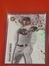 2022 TOPPS PRISTINE - SHANE BIEBER #192 REFRACTOR PARALLEL Cleveland Guardians