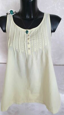 Massimo Dutti Damen Sommer Top Gr.S Anhänger+Armband- GESCHENK
