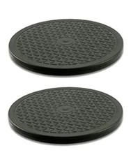 2 pc 12 In Lazy Susan Rotating Heavy Duty Turntable Display Stand for Monitor TV