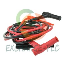 1Pair For Multimeter Test Equipment Banana Plug To Test Hook Clip Probe Cable