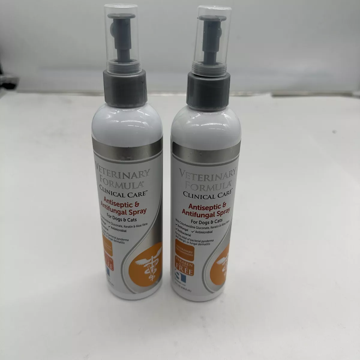 Veterinary formula clinical care antiseptic & antifungal clearance spray