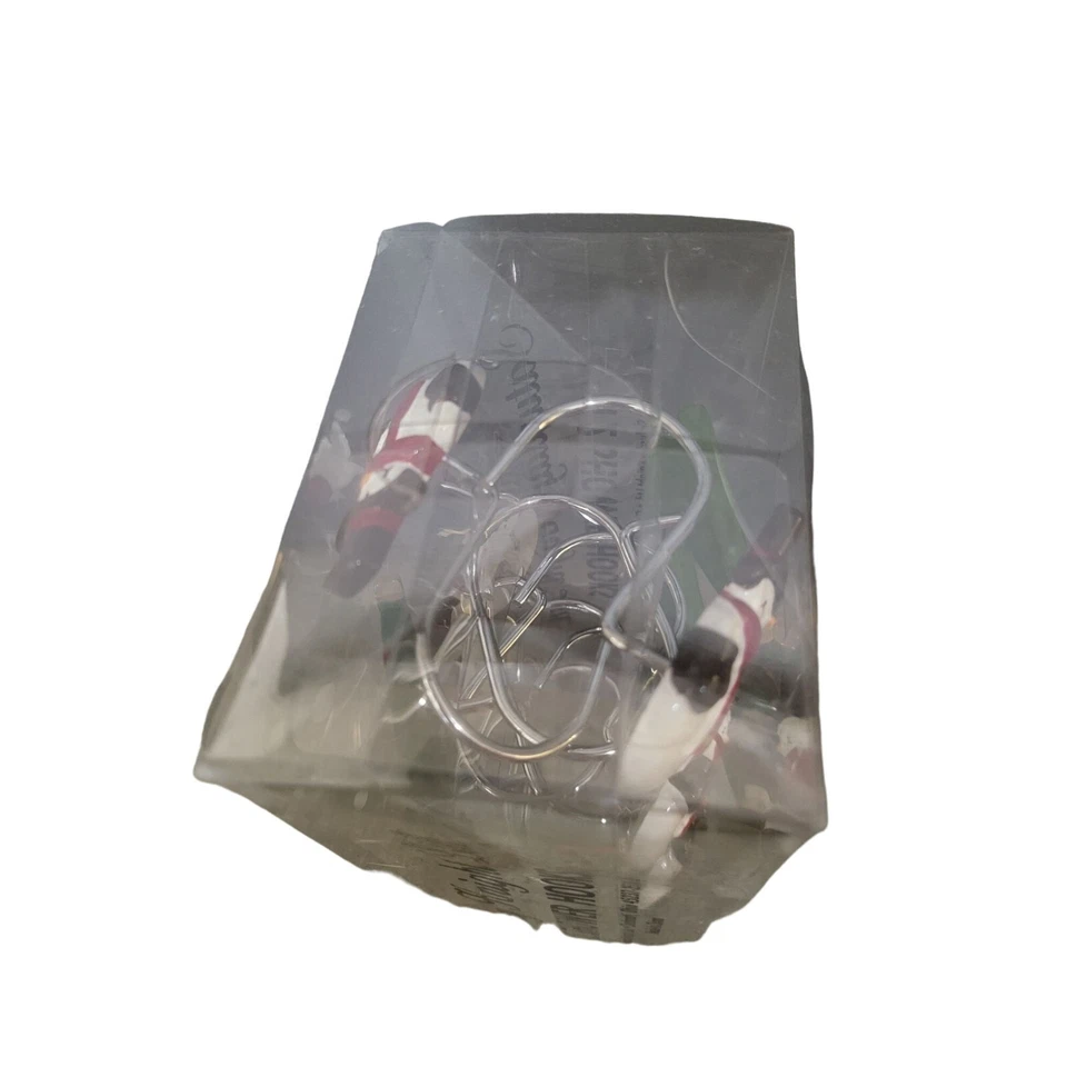 Ganchos para cortina de ducha de Navidad Saturday Knight LTD muñeco de nieve árbol vacaciones baño Foto 4 de 4