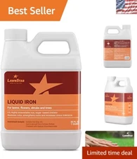 EDTA-Free 32 OZ Liquid Iron for Strong Roots & Lush Gardens - American Made
