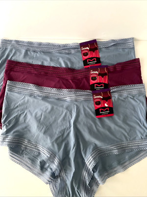 new-maidenform-3-pairs-one-fabulous-fit-boyshort-full-coverage-2xl-9