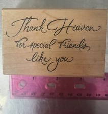 Stampendous Thank Heavens For Special Friends Like You 2002
