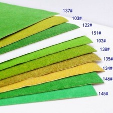 Landscape Faux Grass Mat for Model Train DIY Kraft Paper Scenery Layout Lawn