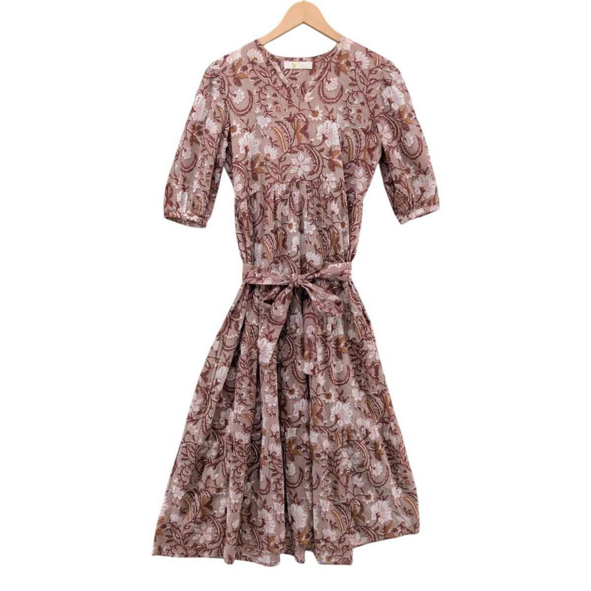 knee length dresses for ladies Bindu Cora Dress- Magenta – Mod39 main image 0