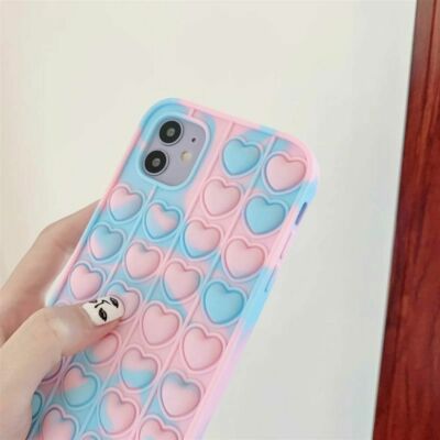 Coque Bubble SDTEK Pour IPhone 6+/7+/8+ Plus - Silicone Fidget Pop, Anti-stress