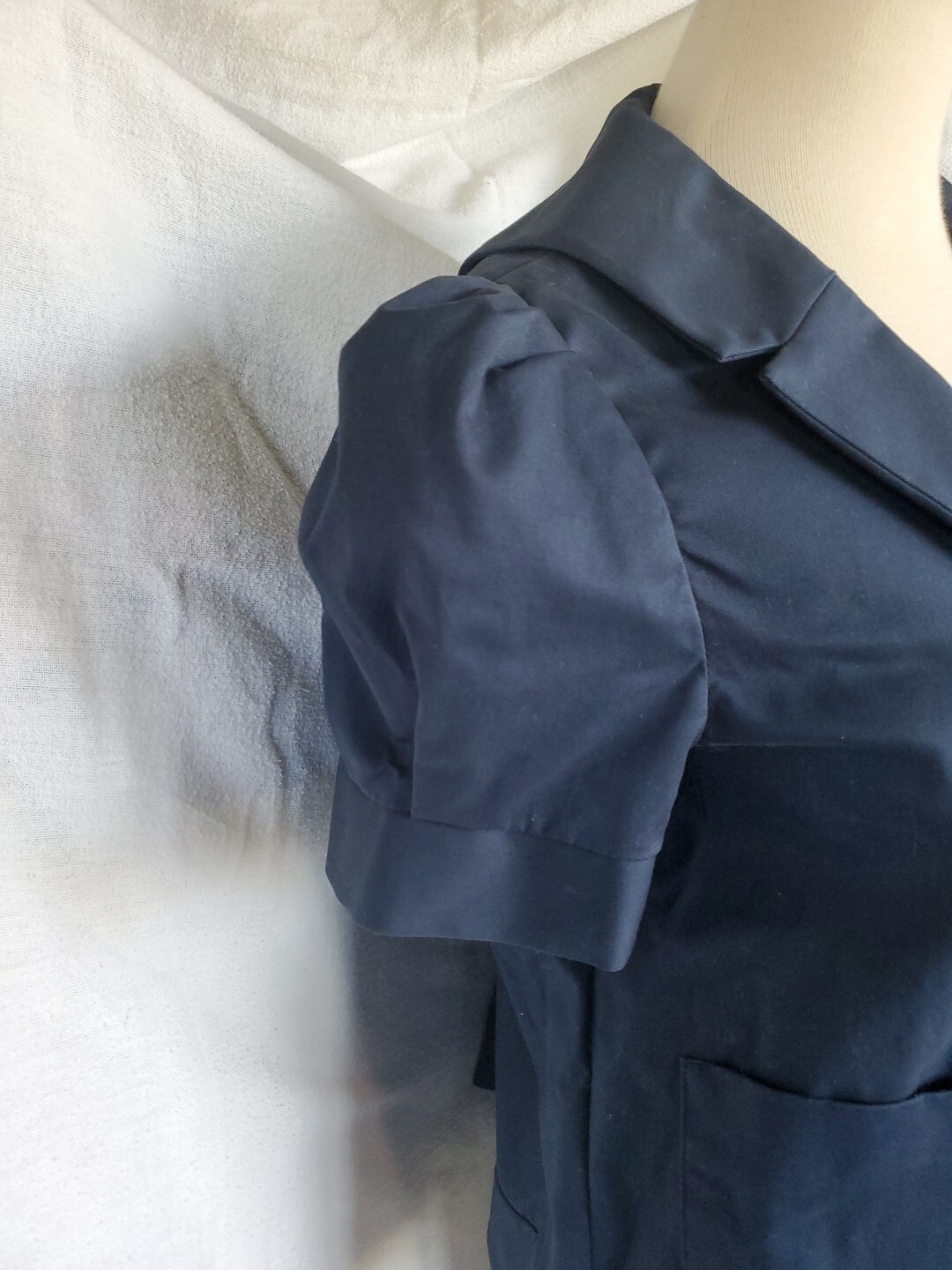 Vintage NWT See By Chloe Jacket Navy Size 40 US 8/4 Button Short Sleeve Sailor image 4