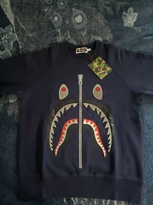 BAPE Shark Crewneck Navy BAPE Shark Crewneck ''MEDUM'' 1E30113001