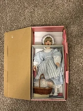 Treasury Collection Premiere Edition Porcelain Doll “Melanie” 15” COA. Vintage