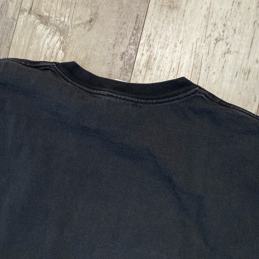 Vintage World Gym USA Tshirt Men's Large Black Embroidered Training