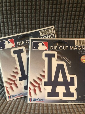 Dodgers Los Angeles die cut magnets SET OF 19  makes them @ 2.50 each Fast ship!