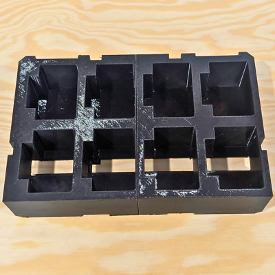 8 x M18 5.0Ah Battery Holder Insert for Milwaukee PACKOUT 2-Drawer System