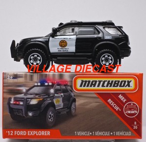 matchbox ford explorer police