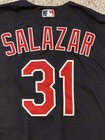 MLB Authenticated - Danny Salazar Navy Blue Jersey Issued By Cleveland Indians — photo 3
