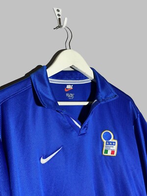 セール！イタリア代表 Nike 1998W杯 サッカーシャツ Mサイズ　ホーム セール！Nike イタリア代表 1998W杯 サッカーシャツ M アウェイ