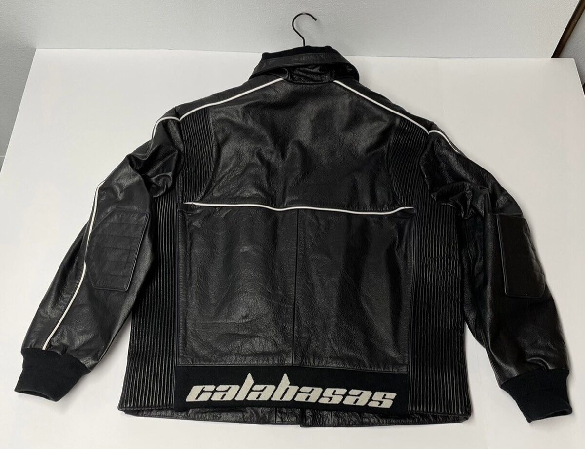 yeezy season 5 Calabasas Leather Jacket Ink Black | eBay yeezy season 5 Calabasas Leather Jacket Ink Black | eBay