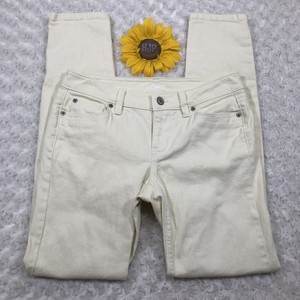 pale yellow skinny jeans