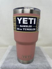 Yeti Rambler 30oz Tumbler with MagSlider Lid, Sandstone Pink