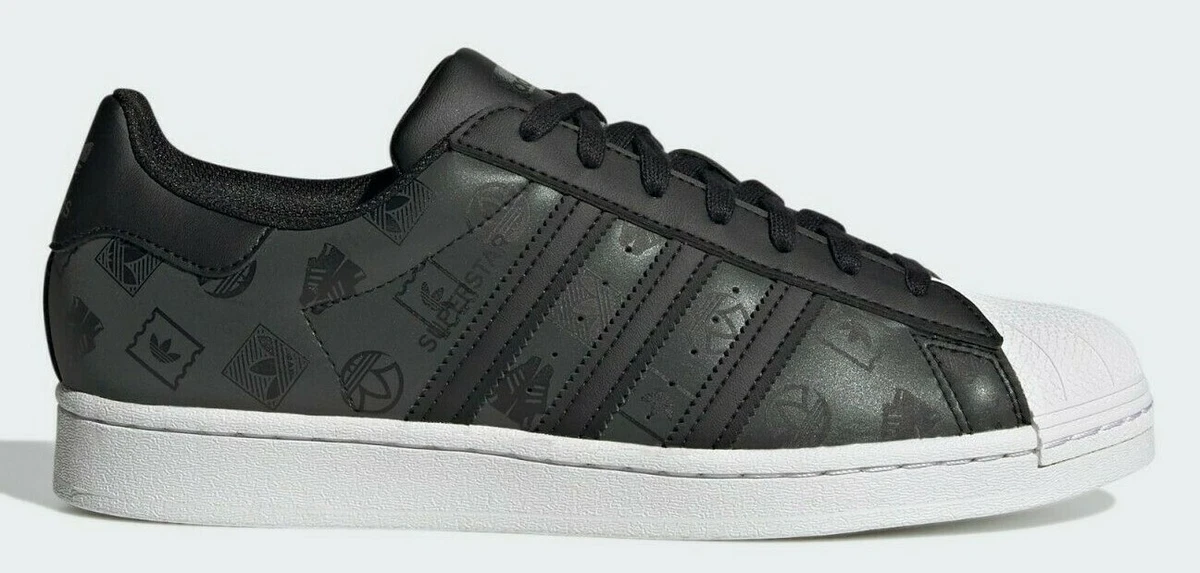 Adidas Superstar Black Monogram Xeno Lifestyle Shoes Mens Size 6 Womens Size 7 eBay