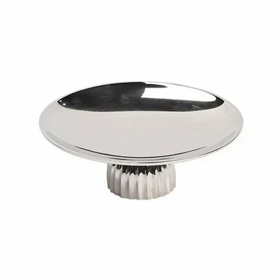 Round Aluminum Tray Versatile Pedestal Tray Slim for Decorative Corners - Bild 1 von 4