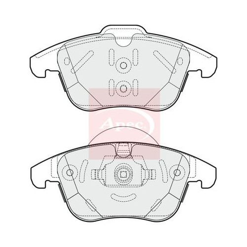Range Rover Evoque 2011-2019 BremsbeläGe Vorne (R90) PAD1878-image