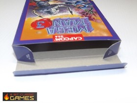 Mega Man 3 - WORN COMPLETE BOX  - NINTENDO NES - 26a