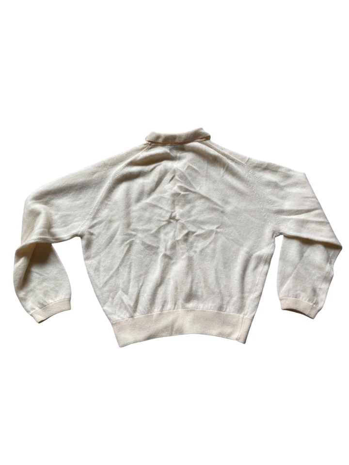 Cárdigan De Colección Ballantyne 100% Cachemira Pequeño Recortado Grannycore Minimalista Femenino Foto 2 de 4